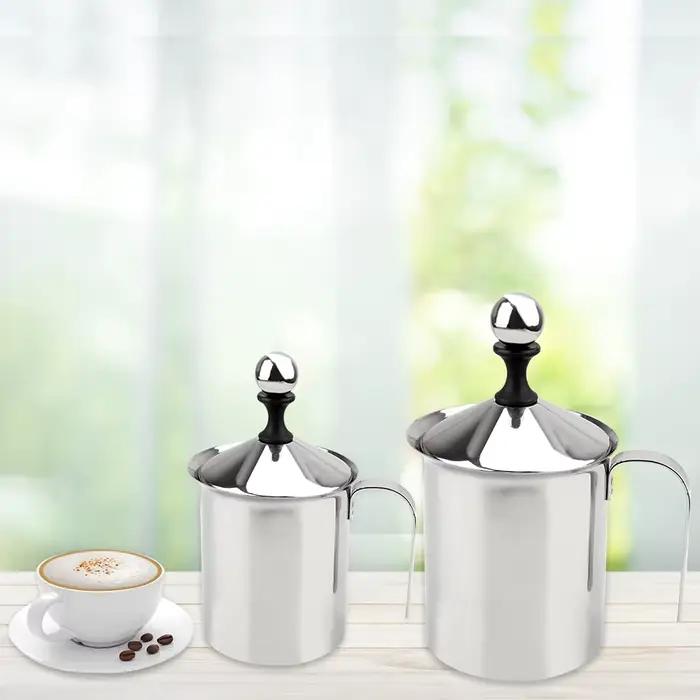 Mousseur à lait manuel, outils de cuisine, 400 ml, 800ml