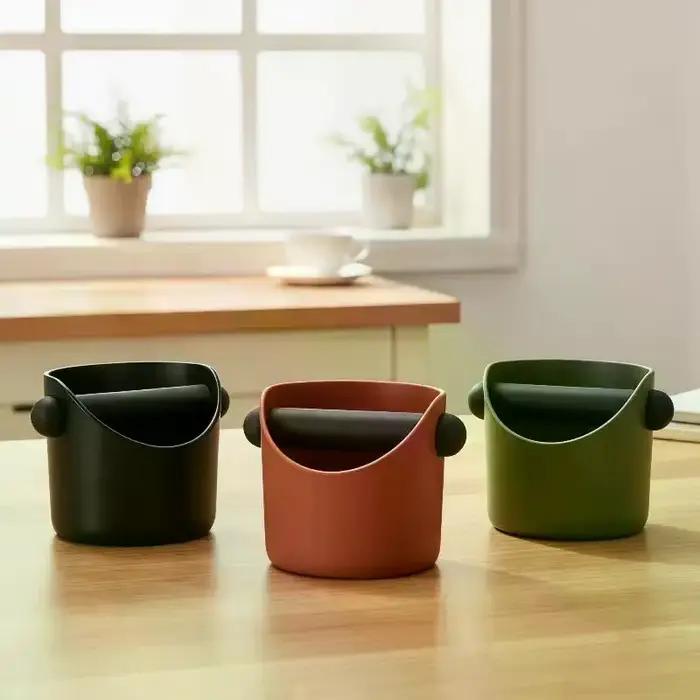 Boîte à marc de café espresso anti-dérapante pour baristas et amateurs de café occasions spéciales