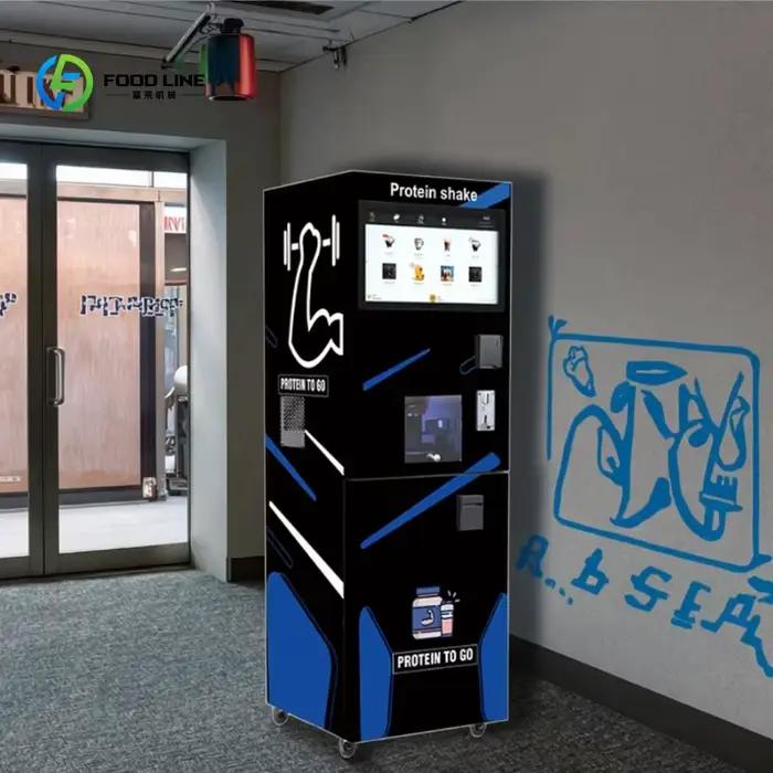 Distributeur automatique de café instantané commercial personnalisable pour salle de sport