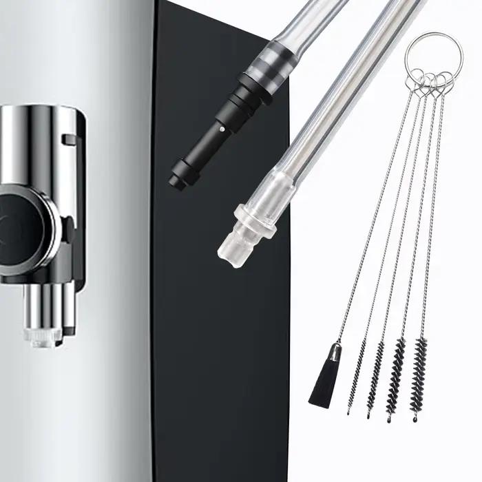 Pièces de rechange pour système de lait avec adaptateur et brosses de nettoyage compatibles avec les modèles de machines à café Jura