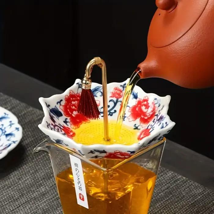 Infuseur à thé en céramique style parapluie