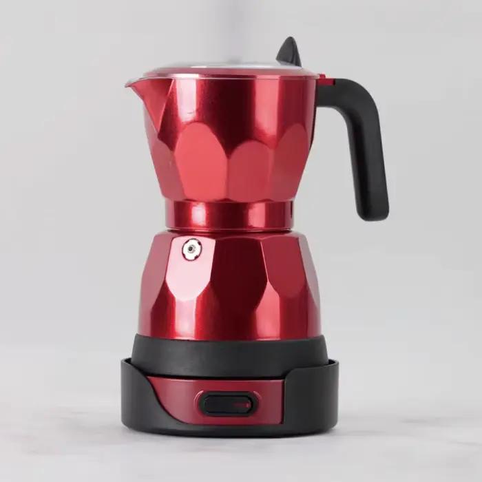 110 V/220 V cafetière électrique Portable 150 ml 3 tasses en aluminium moka Pot