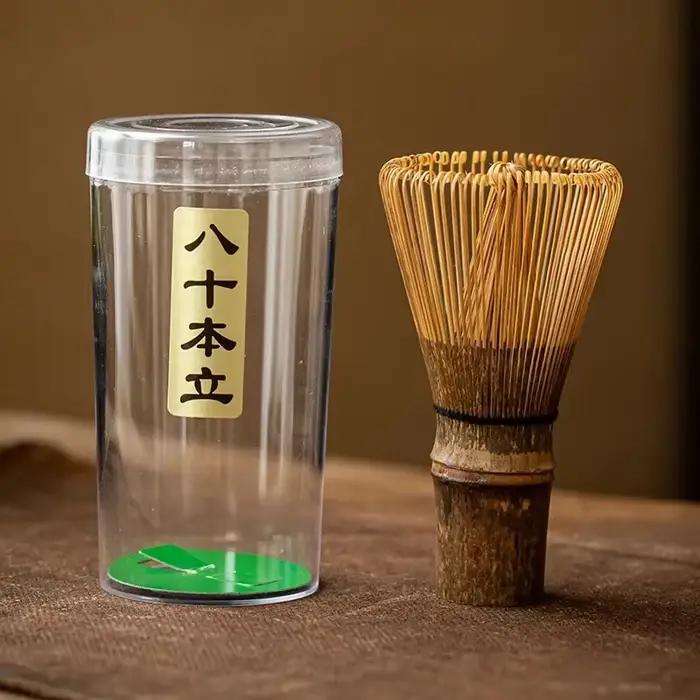 Batteur en poudre de thé vert Matcha en bambou