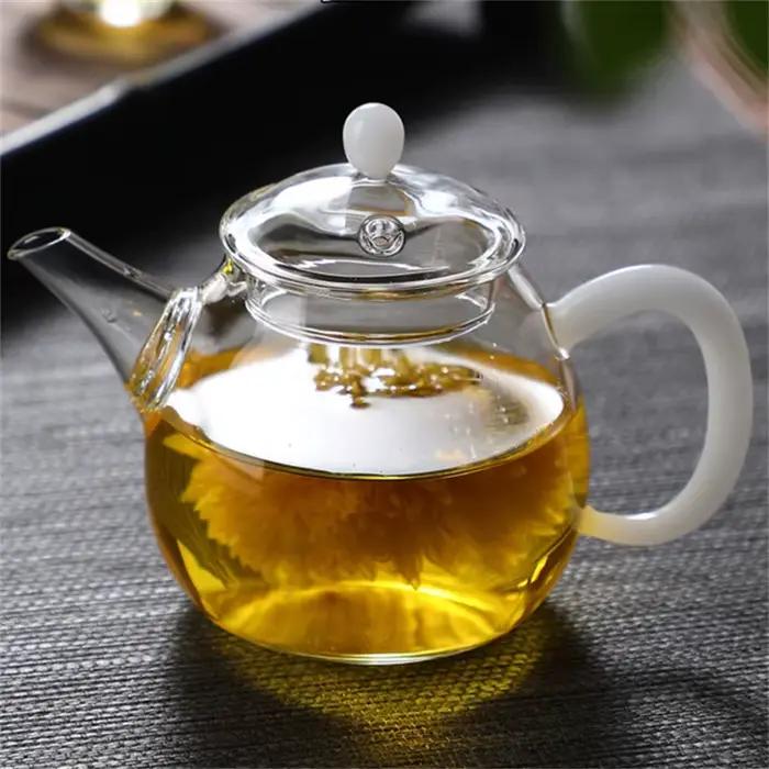 Petite théière en verre de 120ml avec filtre