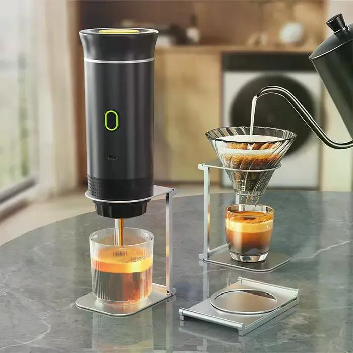 Support à café pratique et rétractable avec base
