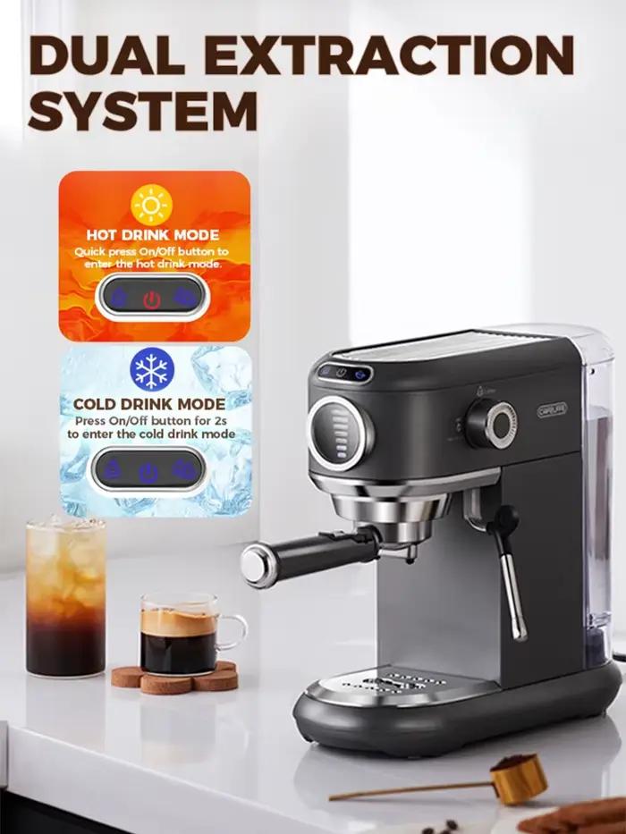 Machine à café Cafelffe 4 en 1 espresso maker compatible Dolce Gusto Nes capsules café moulu pour occasions spéciales cadeau amoureux papa maman