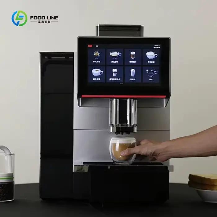 Machine à café italienne professionnelle entièrement automatique personnalisée