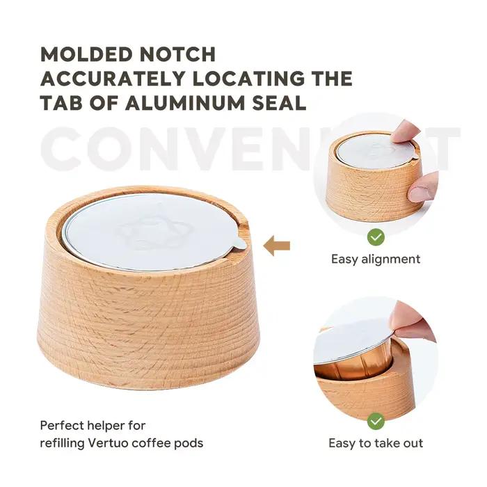 Porte-capsules de café en silicone jetable