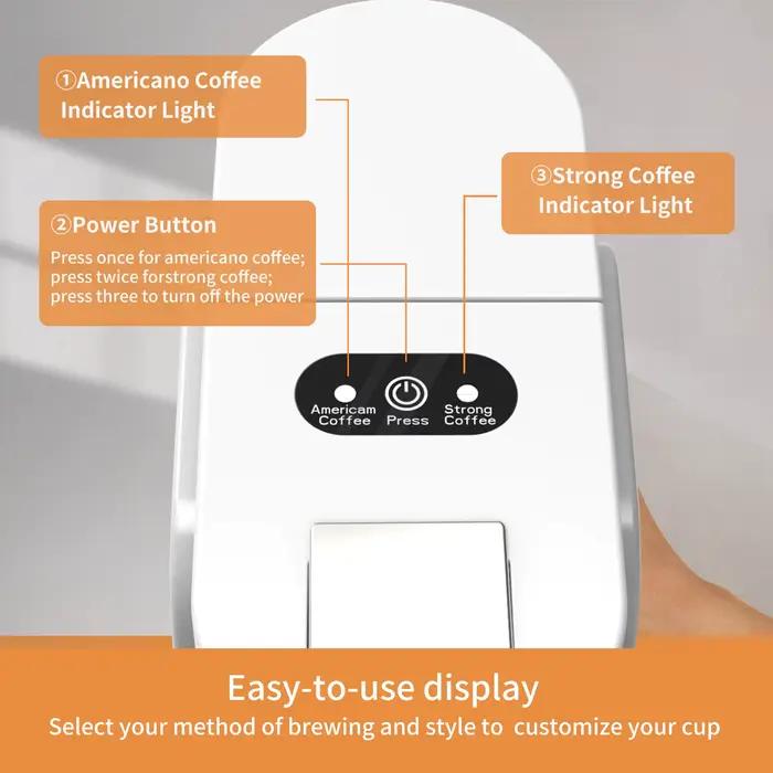 Machine à café à capsules commerciale