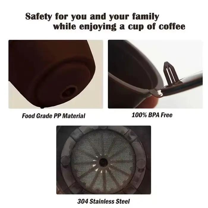 3 pièces/ensemble Capsule de café rechargeable Dolce Gusto Nescafé
