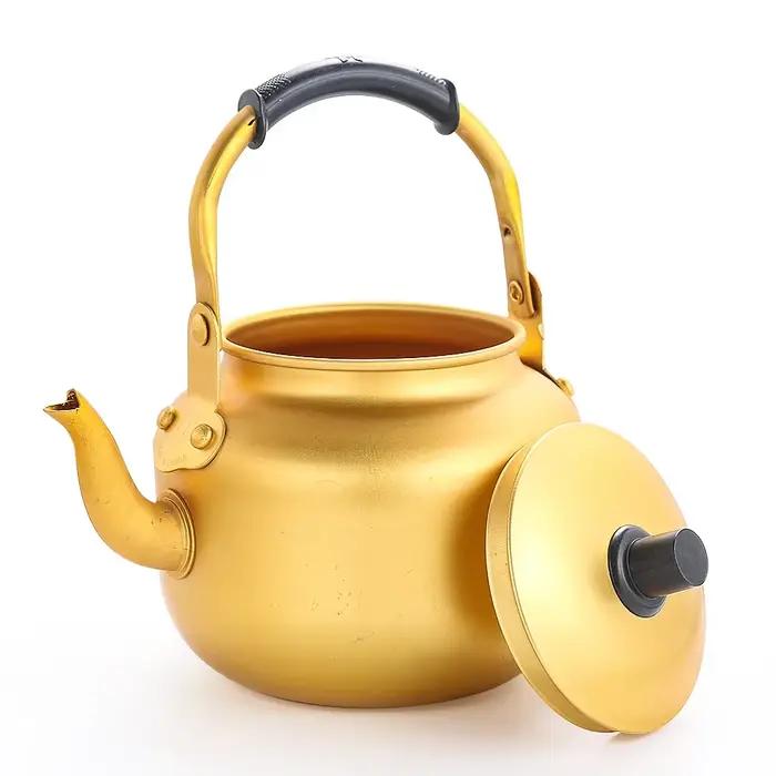 Bouilloire en aluminium doré 0