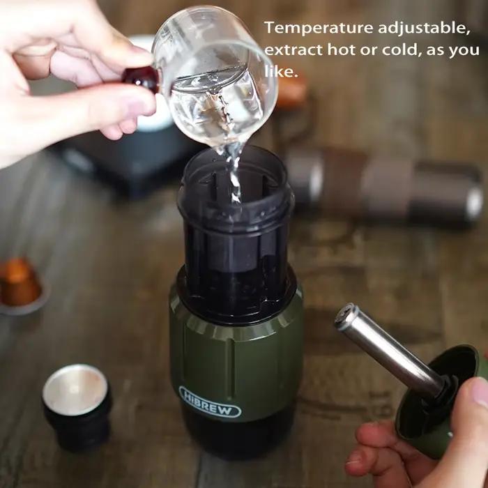 HiBREW 2 en 1 Machine à café Portable eau chaude/froide