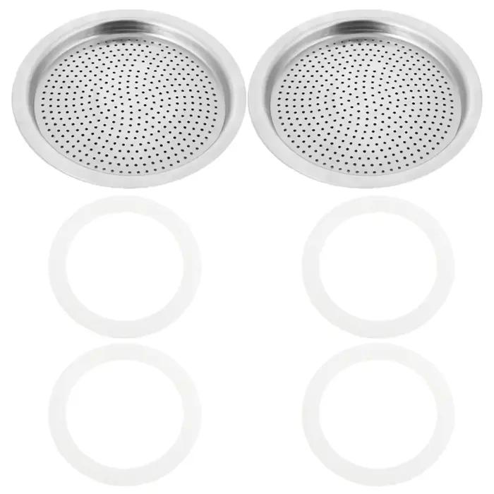Filtre pour Pot Moka et joint en Silicone