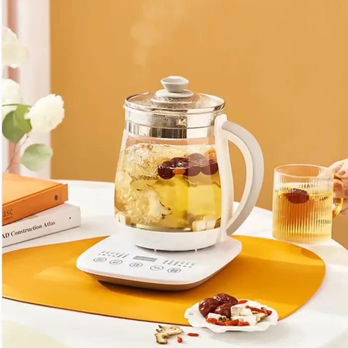Bouilloire de bien-être en verre borosilicaté
