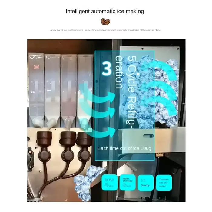 Machine à café automatique en libre-service