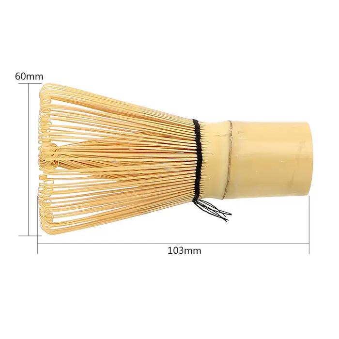 Fouet en bambou japonais pour préparation du matcha, 100 brins, artisanat minutieux, traditionnelle et élégante pour amateurs de thé vert ```