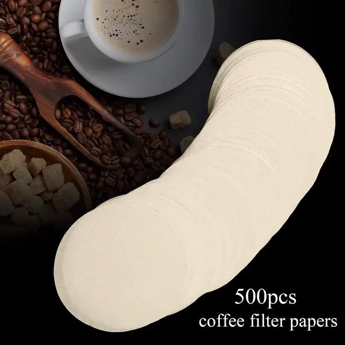 Papier de remplacement pour cafetière ronde, 500 pièces, pour machines à café ahiobie Aeropress et à expresso