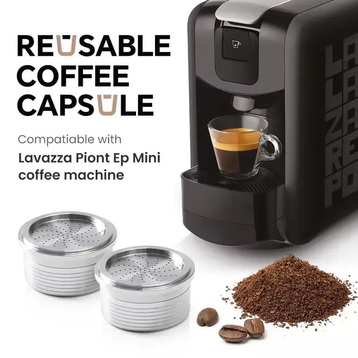 Capsules de café réutilisables iCafilas pour Lavazza Point EP Mini filtre à café en acier inoxydable pour usage domestique occasions spéciales