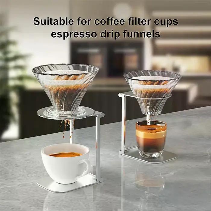 Support à café pratique et rétractable avec base