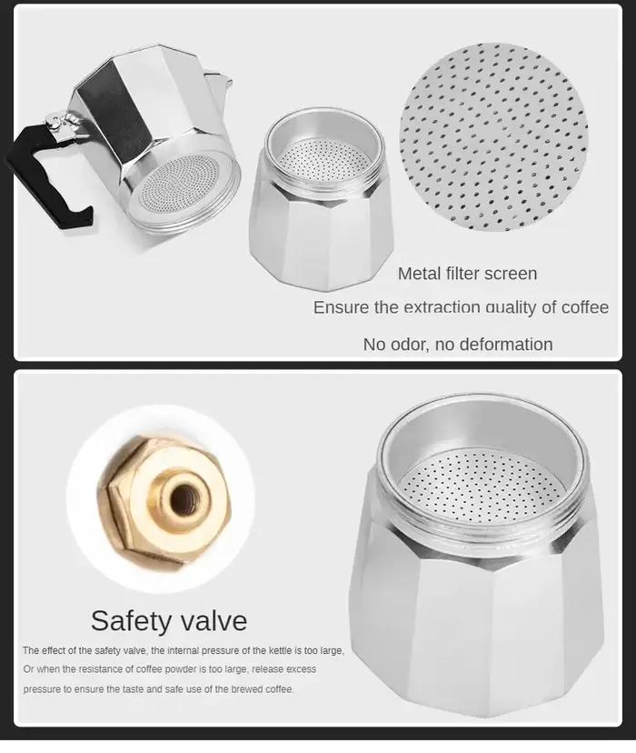 Cafetière moka italienne en aluminium