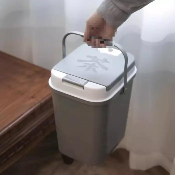 Seau à résidus de thé anti-fuite