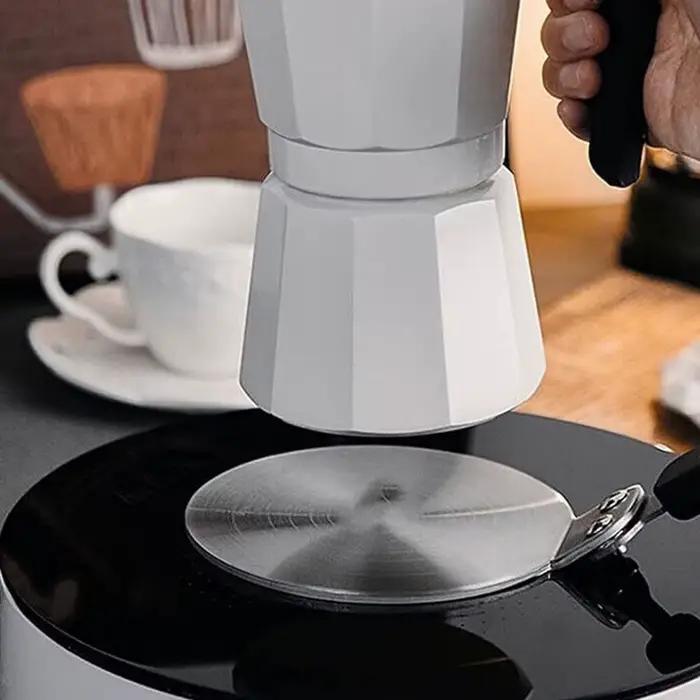 Convient pour Bialetti Moka cuisinière à Induction adaptateur de disque de Diffusion chaude Machine à café