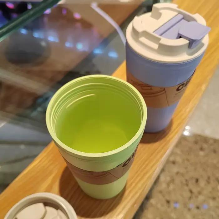 Tasse à café de voyage en Fiber de bambou écologique