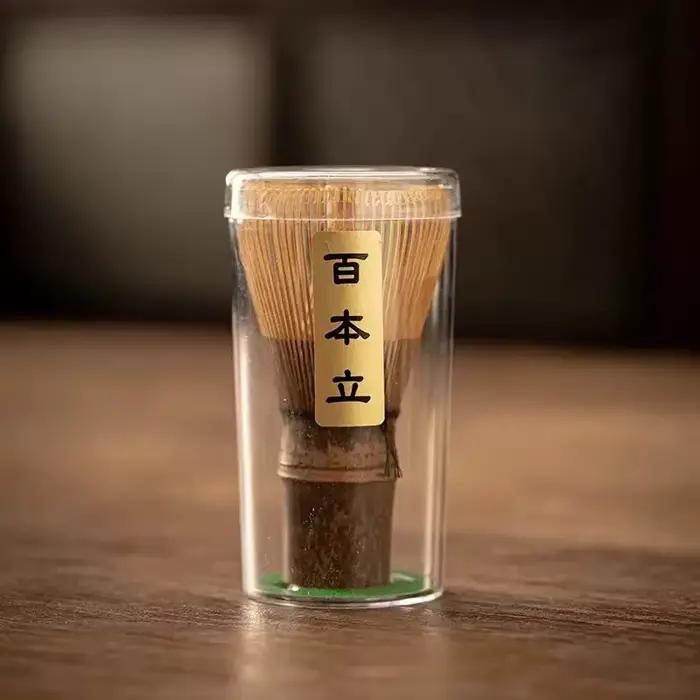 Batteur en poudre de thé vert Matcha en bambou