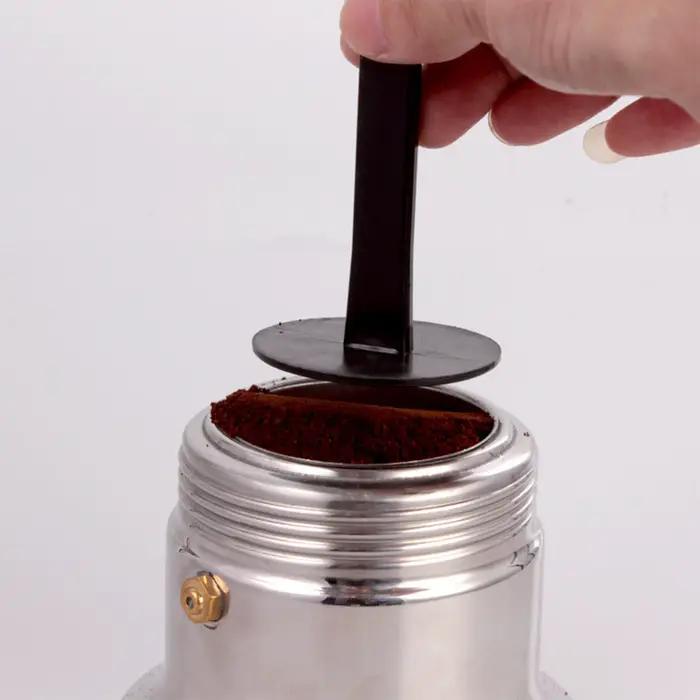 Cuillère doseuse et tasseur de café expresso multifonctionnelle pour mesures précises et tassage efficace à la maison et en cuisine