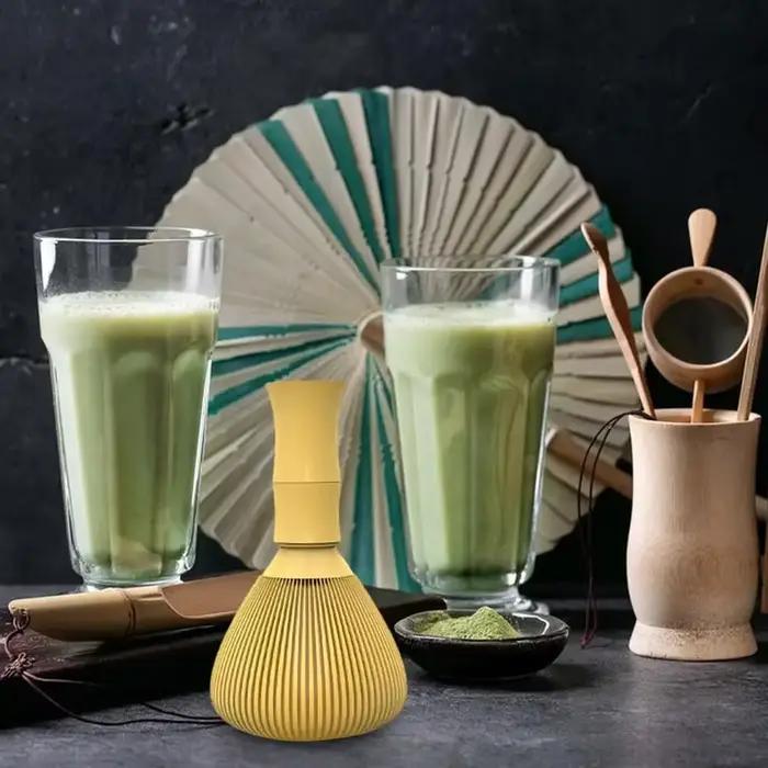Brosses à thé vert matcha