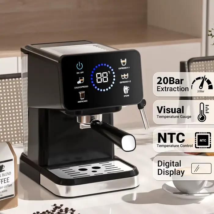 Machine à expresso semi-automatique 110V-240V
