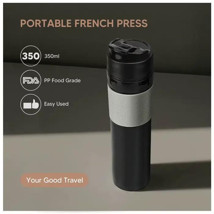 ICafilasOriginal Portable presse française cafetière tasse de voyage isolée groupe Premium sera meilleur