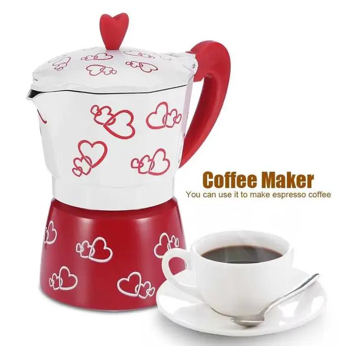 Cafetiere moka Ashata en aluminium pour expresso maison et bureau occasions speciales
