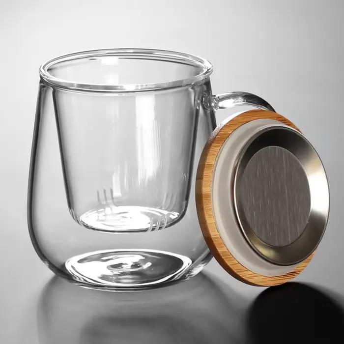 Infuseur à thé en verre créatif avec filtre