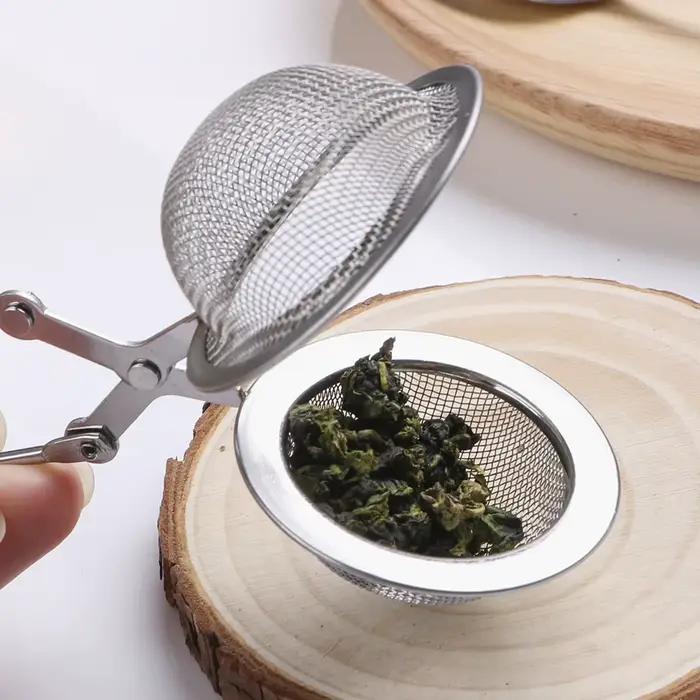 Infuseur à thé poignée boule de thé sphère maille passoire à thé café herbe épices filtre diffuseur Gadget de cuisine en acier inoxydable