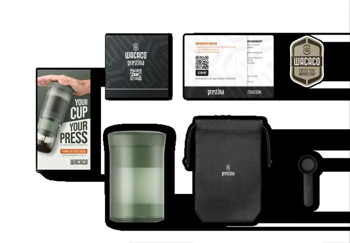 WACACO Prestina, cafetière à piston portable tout-en-un