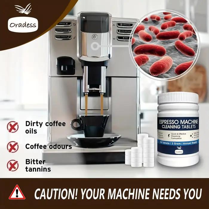 50 comprimés de nettoyage de Machine à café