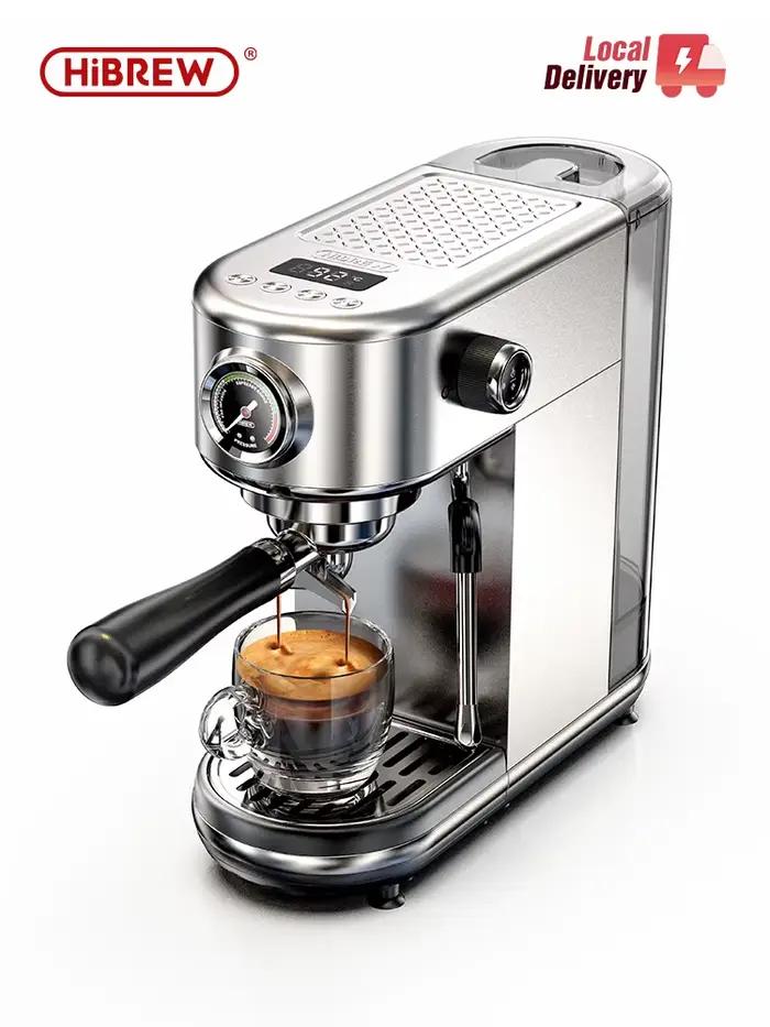Machine à café espresso HiBREW 20Bar avec réglage de température pour café chaud ou froid pour maison et cuisine occasions spéciales