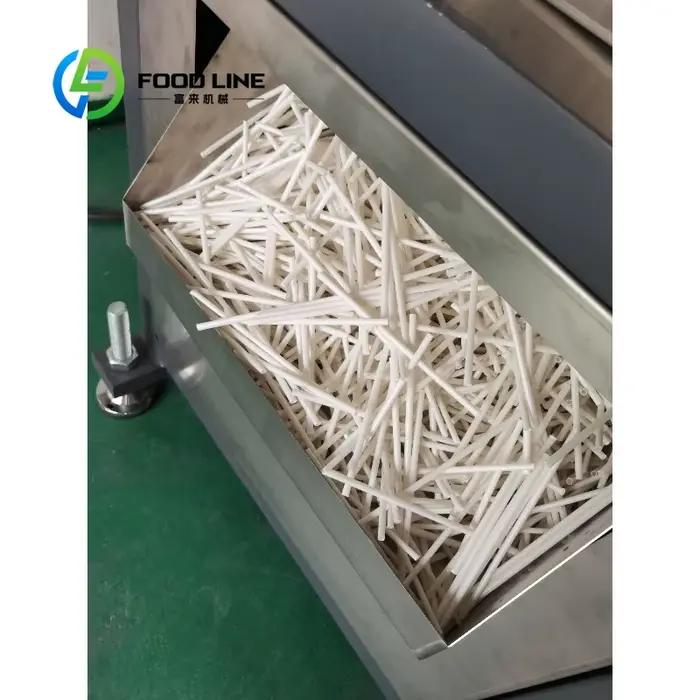Machine d'extrusion de pailles en PLA personnalisable pour production écologique haute performance entreprises et événements durables matériaux biodégradables options de couleurs brun et or