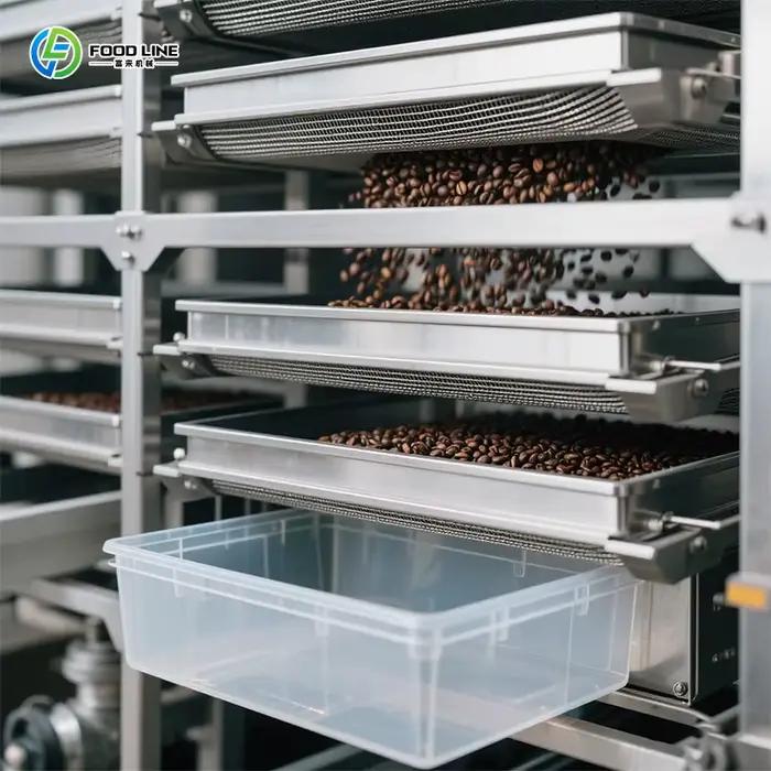 Machine de traitement du café en grains facile d'entretien