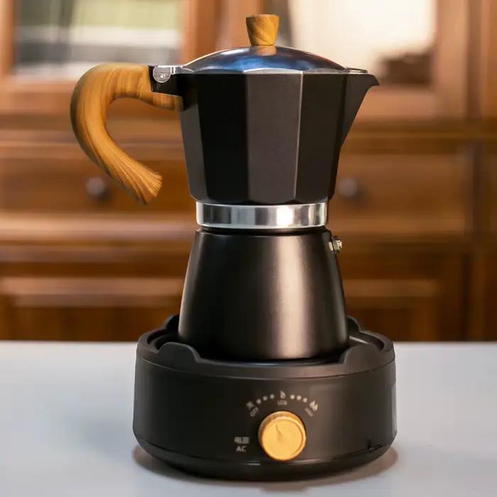 Cafetière moka classique avec poignée
