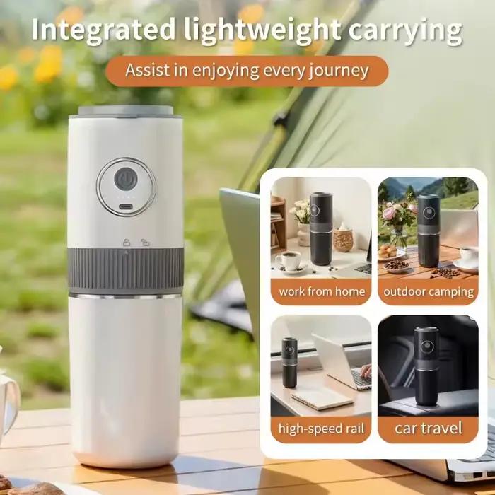 Machine à café tout-en-un idéale pour les voyages - Broyeur intégré