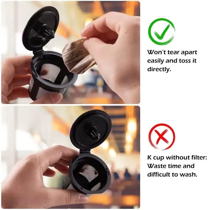 Filtre à café jetable en papier Keurig K-cup