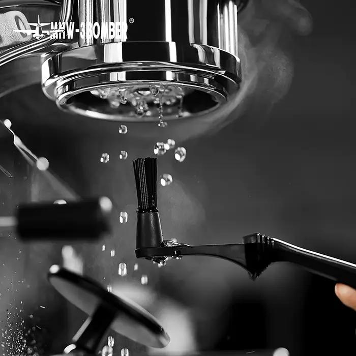 Brosse en nylon pour broyeur à café portable élégante pour baristas et amateurs de café qualité professionnelle