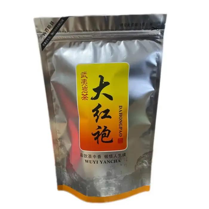 Sachet de thé Dahongpao 250G avec fermeture éclair