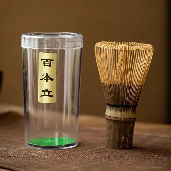 Batteur en poudre de thé vert Matcha en bambou