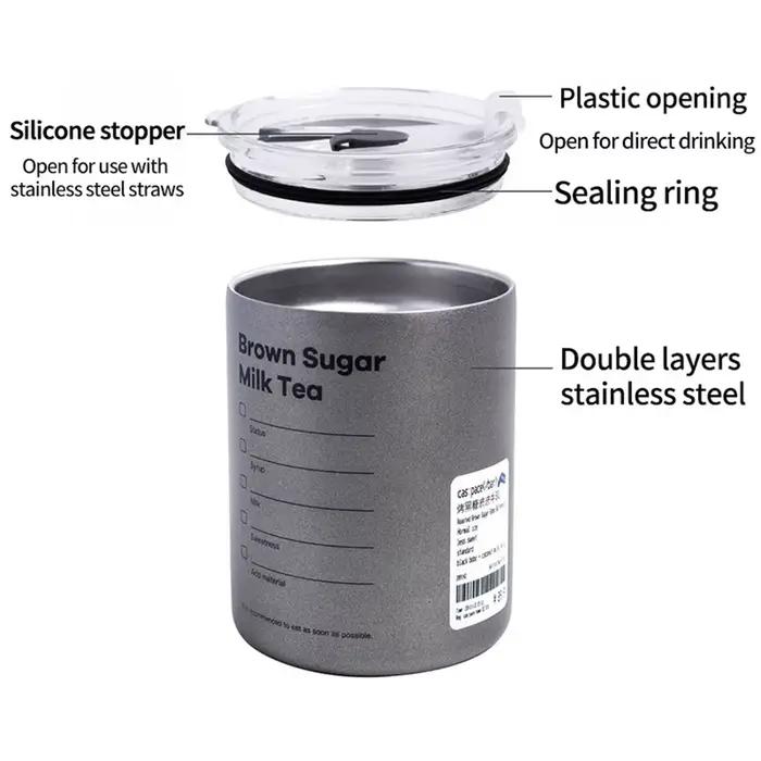 Tasse à café Portable en acier inoxydable de 600ml