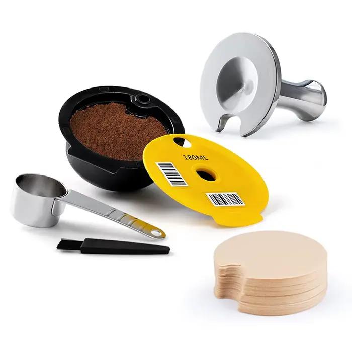 Dosettes de capsules de café réutilisables pour Bosch Tassimo Happy Suny Vivy