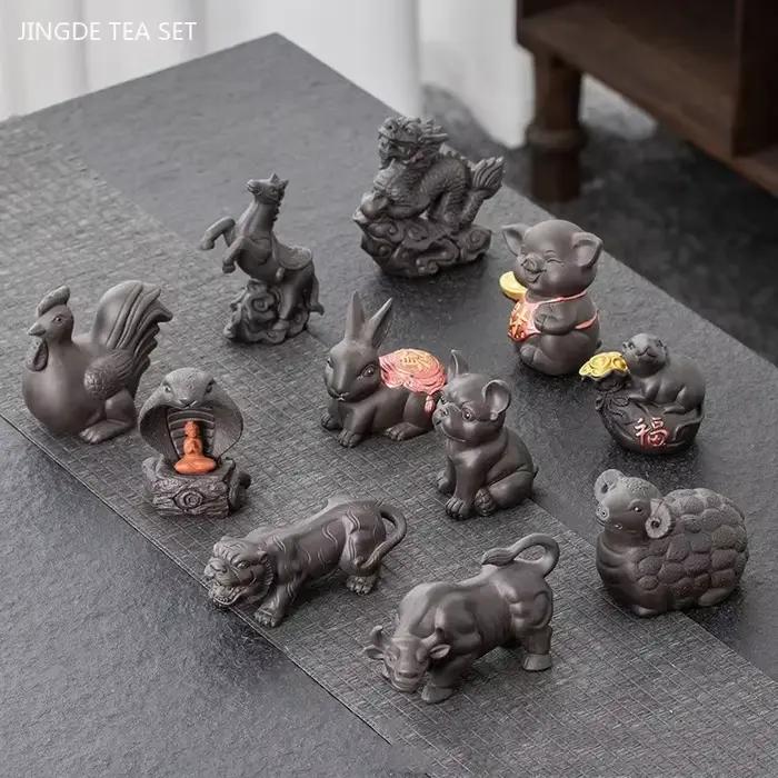 Fengshui Zodiac Purple Sand Tea Pet