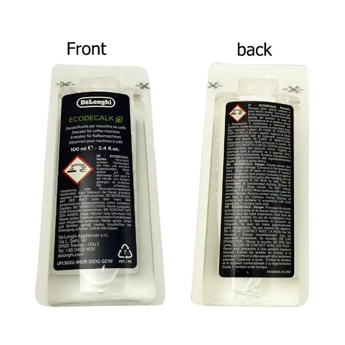 DELONGHI ECODECALK MINI 100ML DESCALER POUR MACHINES À CAFÉ Pack unique